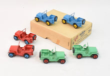 Dinky Toys 25J Jeep - Trade box of 6 Virtually Mint/Boxed 'Sileby' Collection