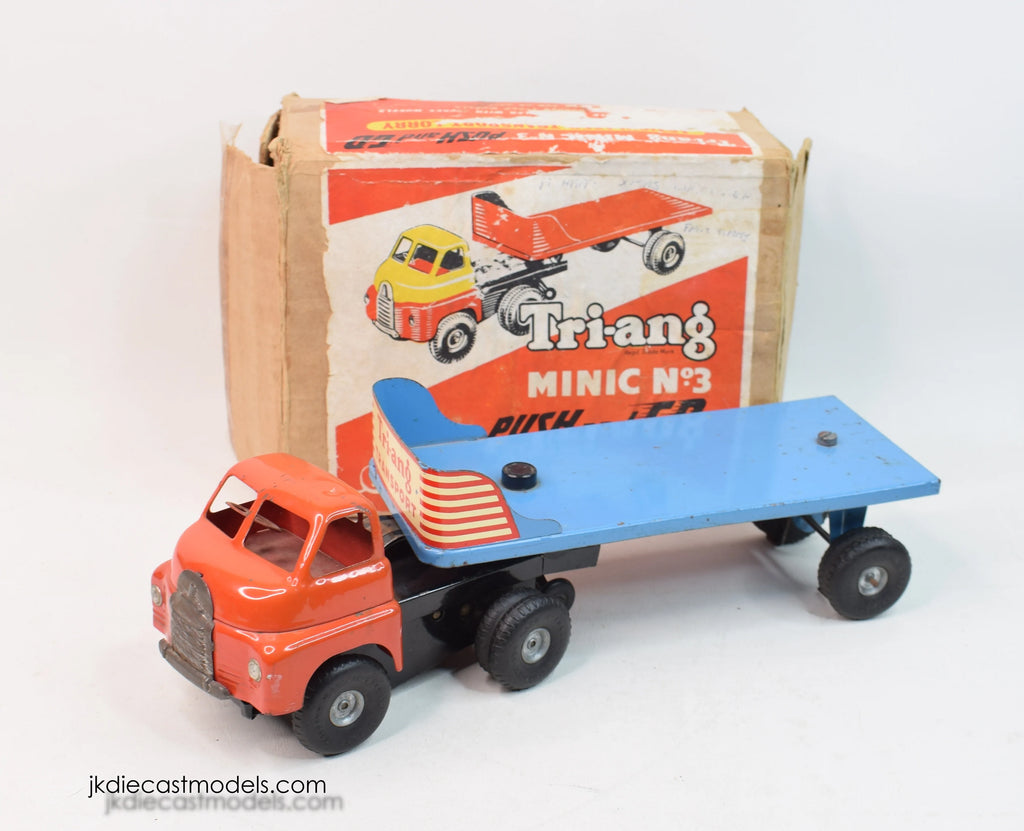 Triang Minic No 3 Articulated Transport Truck Very Near Mint Boxed JK triang-minic-no-3-articulated-transport-truck-very-near-mint-boxed-jk