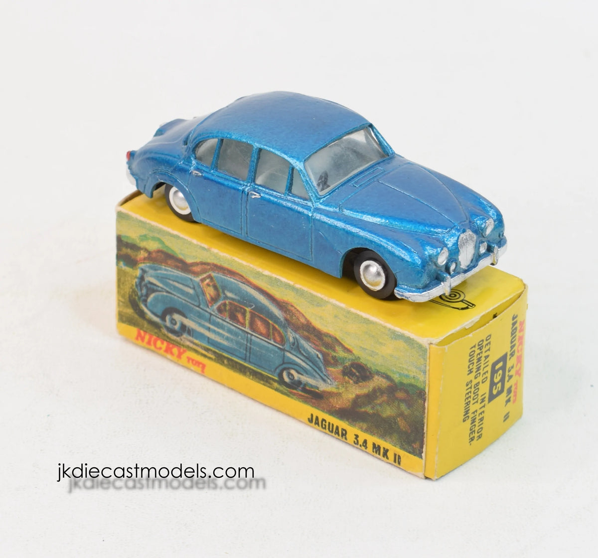 Nicky Toys 195 Jaguar 3.4 Mk 2 Very Near Mint/Boxed 'Hard Rock' Collection