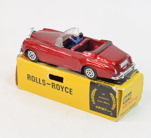 Nicky Toys 094 Rolls Royce Very Near Mint/Boxed 'Hard Rock' Collection
