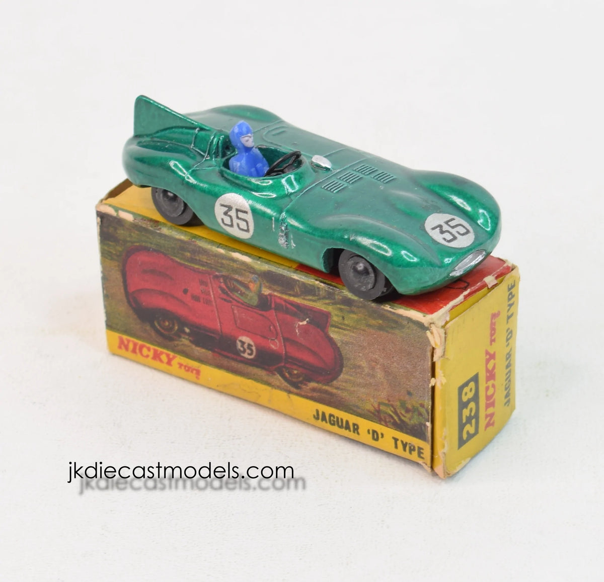 Nicky Toys 238 Jaguar D type Very Near Mint/Boxed 'Hard Rock' Collection