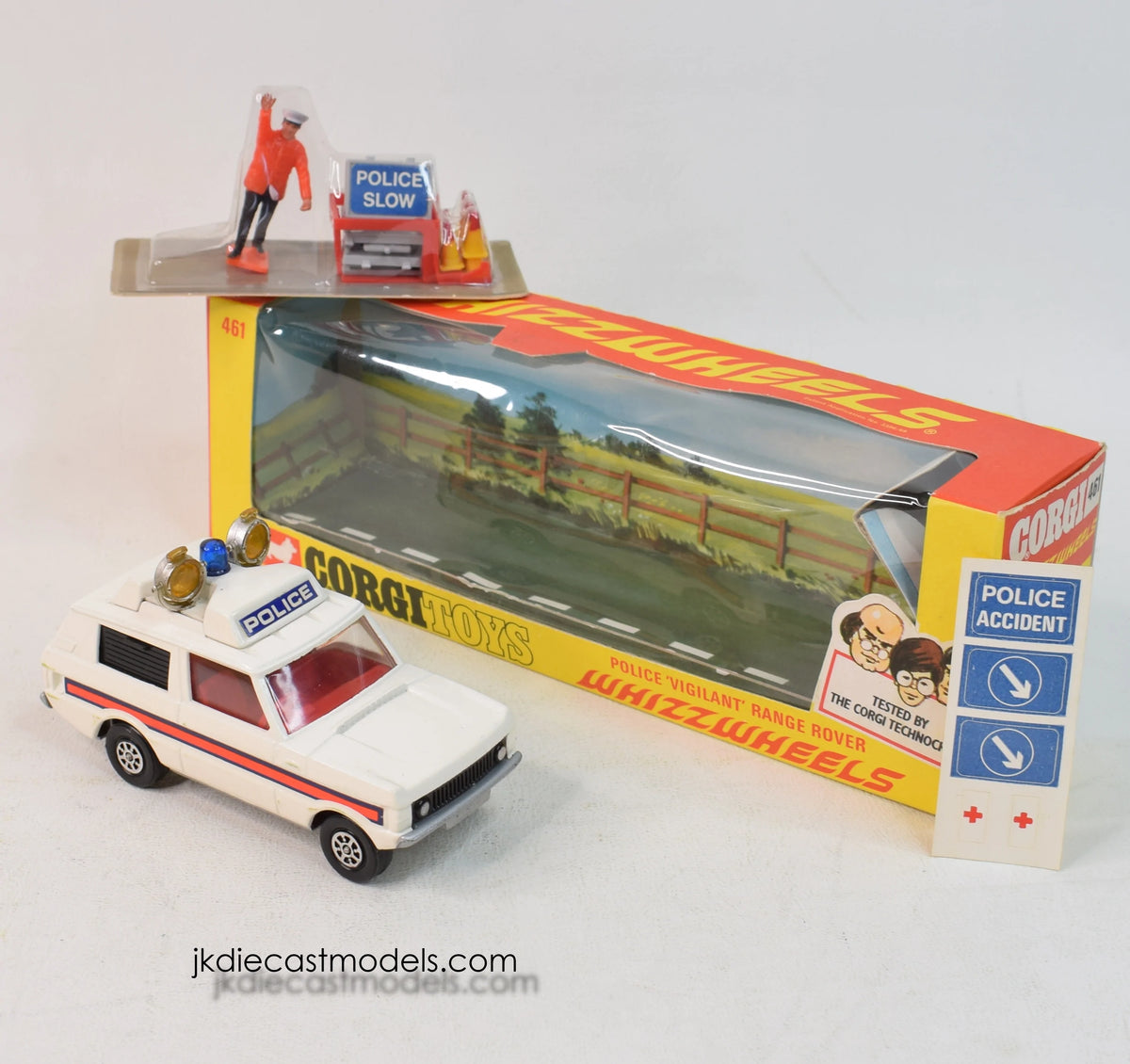 Corgi 461 Police 'Vigilant' Range Rover Virtually Mint/Boxed 'Corgi Whizzwheel' Collection