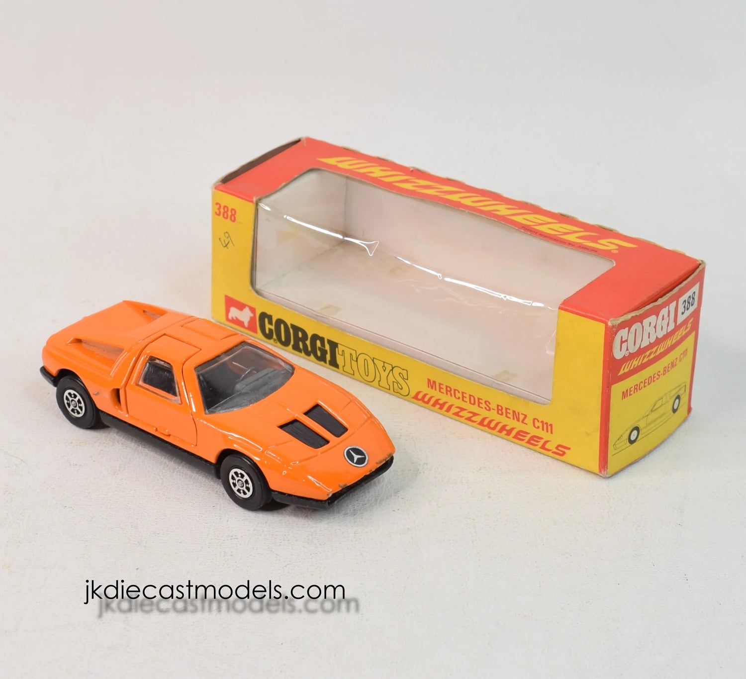 Corgi toys 388 Mercedes-Benz C111 Very Near Mint/Boxed 'Corgi Whizzwheel' Collection