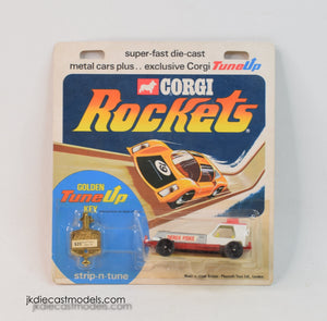 Corgi Rockets 920 DEREK FISKE Stock Car Mint/Lovely card & blister