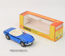 Corgi toys 375 Toyota 2000 G.T Virtually Mint/Boxed (Spoke style whizzwheels)