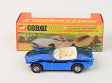 Corgi toys 375 Toyota 2000 G.T Virtually Mint/Boxed (Spoke style whizzwheels)