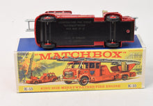 Matchbox King Size K-15 Merryweather Fire Engine Virtually Mint/Lovely box