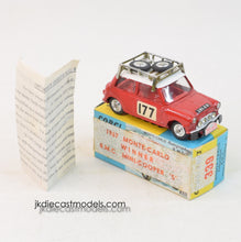 Corgi Toys 339 Austin Monte Carlo Mini Cooper 'S'. Virtually Mint/boxed