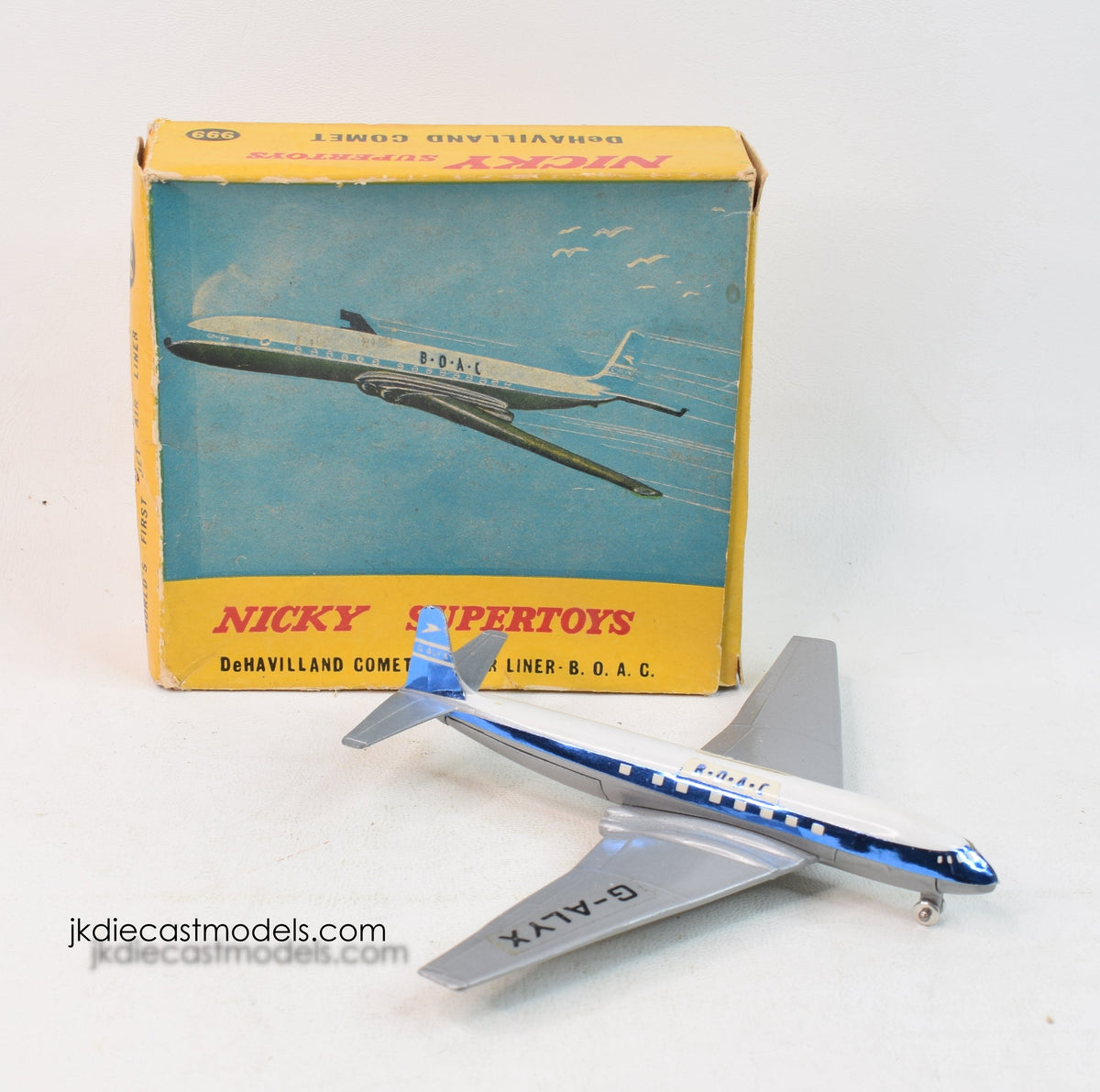 Nicky Toys 999 DeHavilland Comet Very Near Mint/Boxed 'Hard Rock' Collection