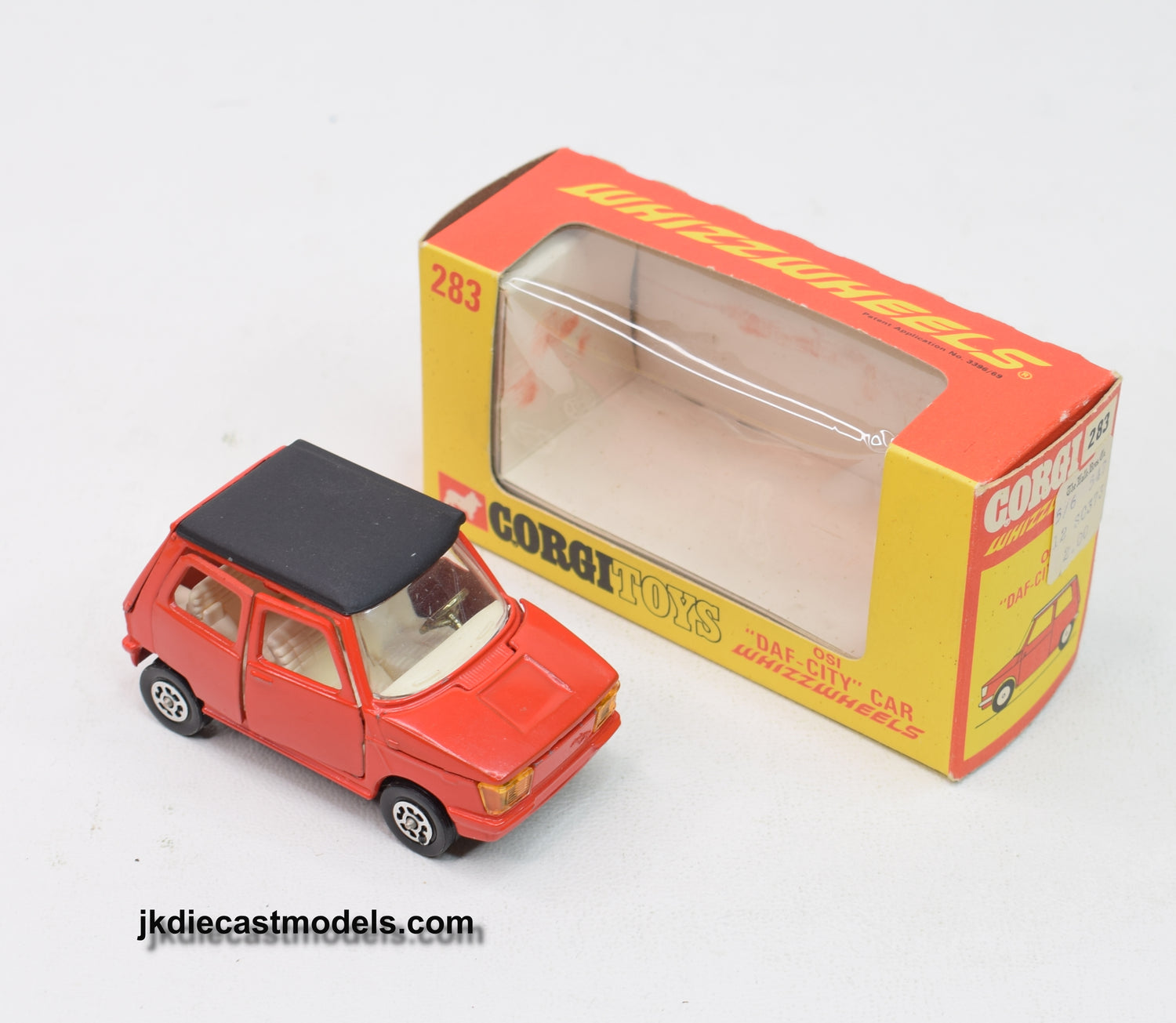 Corgi toys 283 DAF - City car Virtually Mint/Boxed 'JJP Vancouver' Collection