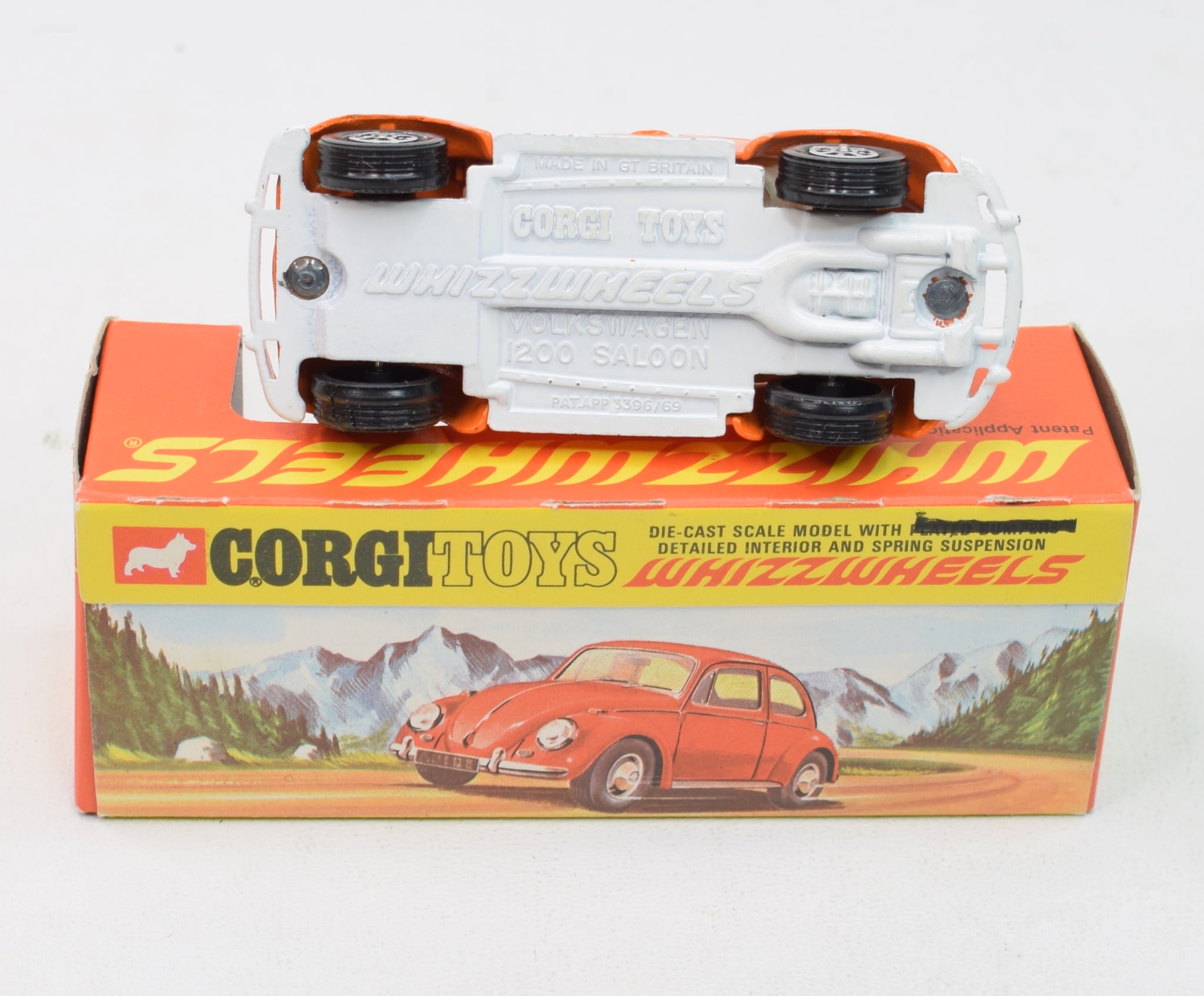 CORGI TOYS 232 FIAT 1200 BOITE VIDE D'ORIGINE-EMPTY BOX-EPOQUE DINKY-CIJ-JRD CORGI TOYS 232 FIAT 1200 BOITE VIDE D'ORIGINE-EMPTY BOX-EPOQUE DINKY-CIJ-JRD