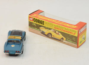 Corgi toys 387 Corvette Stingray Virtually Mint/Boxed (1st issue) 'Corgi Whizzwheel' Collection