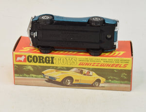 Corgi toys 387 Corvette Stingray Virtually Mint/Boxed (1st issue) 'Corgi Whizzwheel' Collection