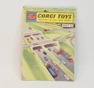Corgi toys 9/1960 Catalogue (Without note referring to delay on Chipperfields 1123, GS12 & GS14)