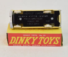 Dinky Toys 191 Dodge Royal Sedan Virtually Mint/Boxed