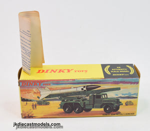 Dinky Toys 665 Honest John Missile Launcher Box only