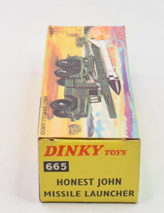 Dinky Toys 665 Honest John Missile Launcher Box only