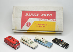 Dinky toys 298 'Emergency Services' Gift set Very Near Mint/Boxed 'Brecon' Collection