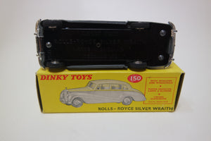 Dinky Toys 150 Rolls-Royce Silver Wraith Very Near Mint/Boxed