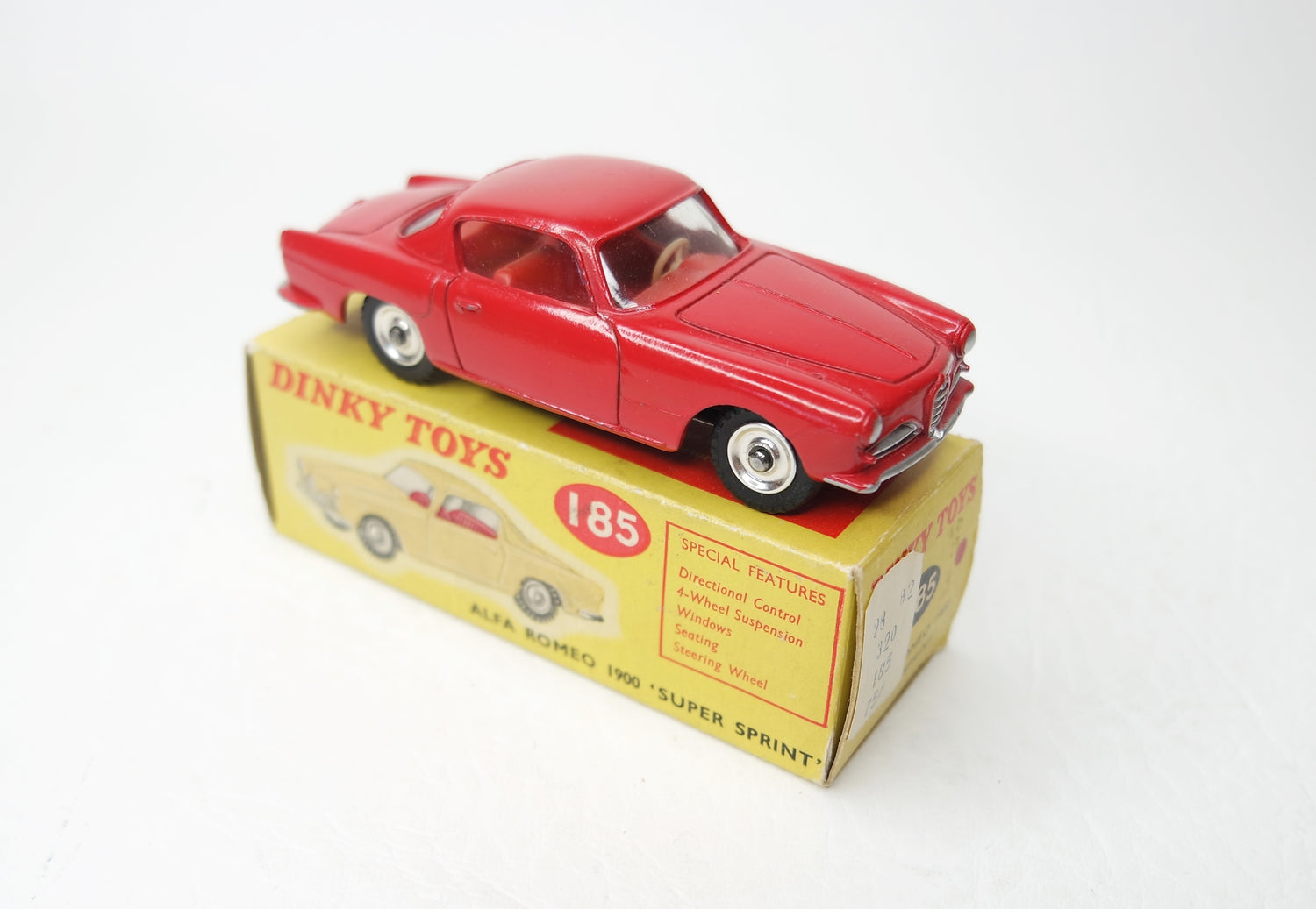 Dinky Toys 185 Alfa Romeo 1800 Very Near Mint/Boxed