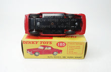 Dinky Toys 185 Alfa Romeo 1800 Very Near Mint/Boxed