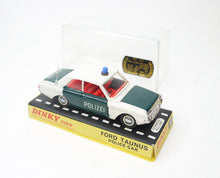 Dinky Toys 261 Ford Taunus 'Polizei' German Promotional Very Near Mint/Boxed