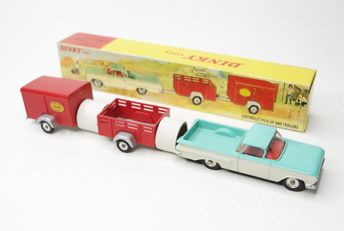 Dinky Toys 448 Chevrolet Pick Up & Trailers Mint/Boxed (C.T.C)