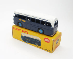 Dinky Toys 283 B.O.A.C Coach Virtually Mint/Boxed (C.C)