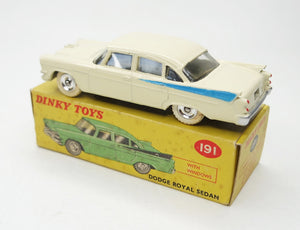 Dinky Toys 191 Dodge Royal Sedan Very Near Mint/Boxed.
