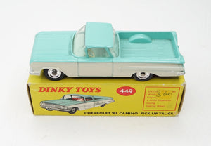 Dinky toys 449 El Camino Pick-Up Truck (Blue interior) Virtually Mint/Boxed
