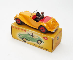 Dinky Toys 102 M.G Midget Sports Virtually Mint/Boxed (C.C)