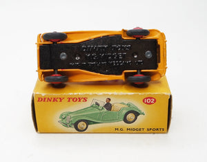 Dinky Toys 102 M.G Midget Sports Virtually Mint/Boxed (C.C)
