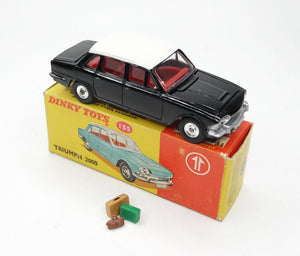 Dinky toys 135 Triumph 2000 Promotional Virtually Mint/Boxed (C.C) (Black&White)