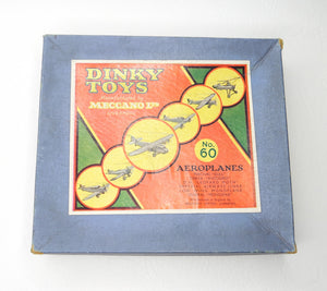 Dinky Toys Gift Set 60 Aeroplane 2nd Issue Near Mint/Boxed (L.C)