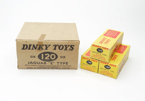 Dinky Toys 120 'E' type Trade Pack Virtually Mint/Boxed (C.C).