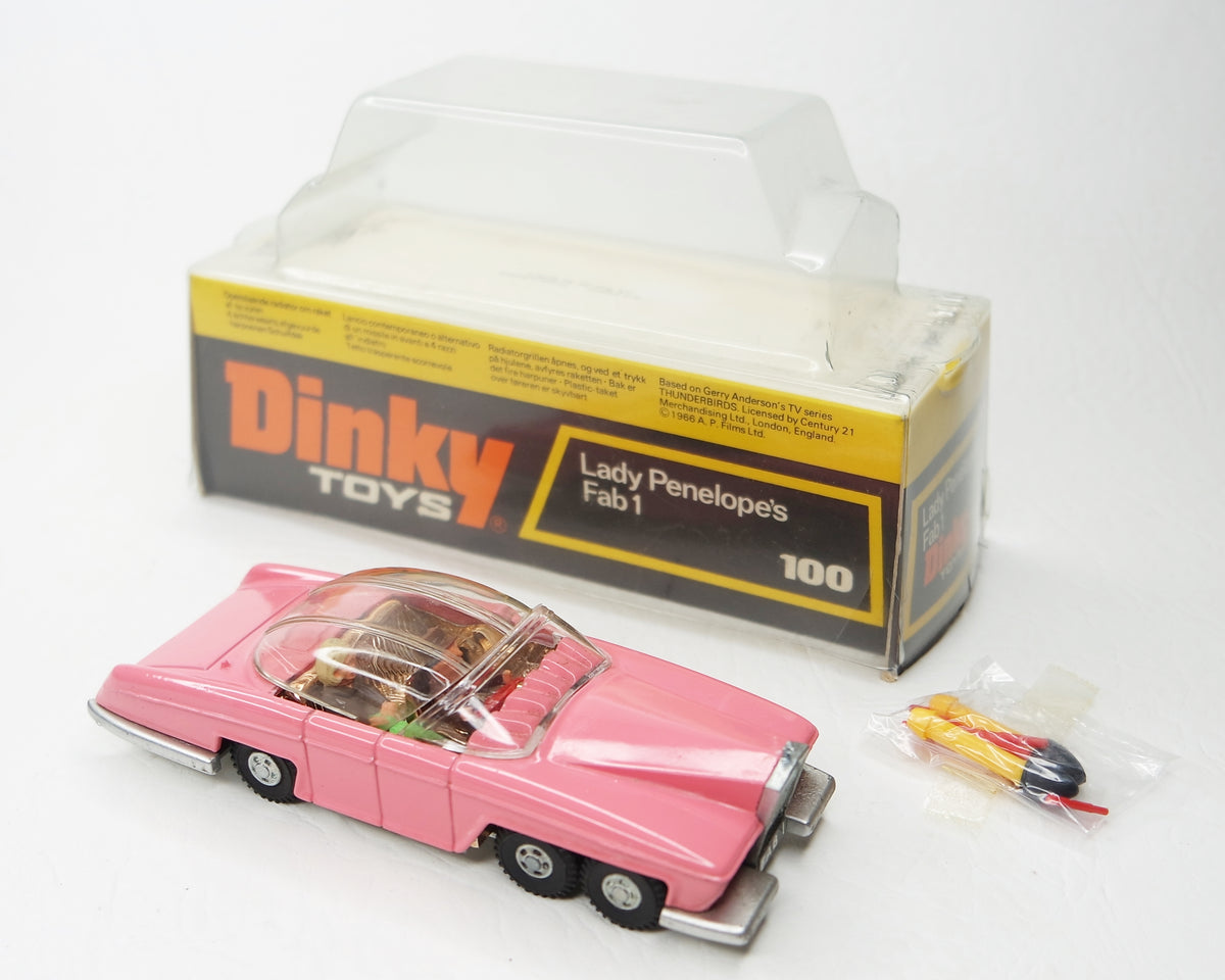 Dinky toys 100 Tall/Plinth Fab 1 Virtually Mint/Boxed.