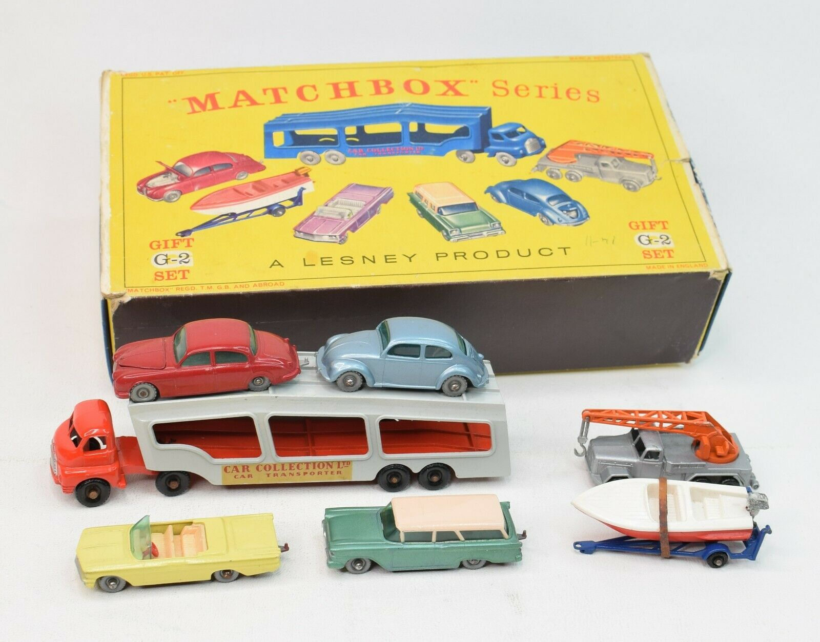Matchbox Lesney G-2 Car Transporter Gift Set – JK DIE-CAST MODELS